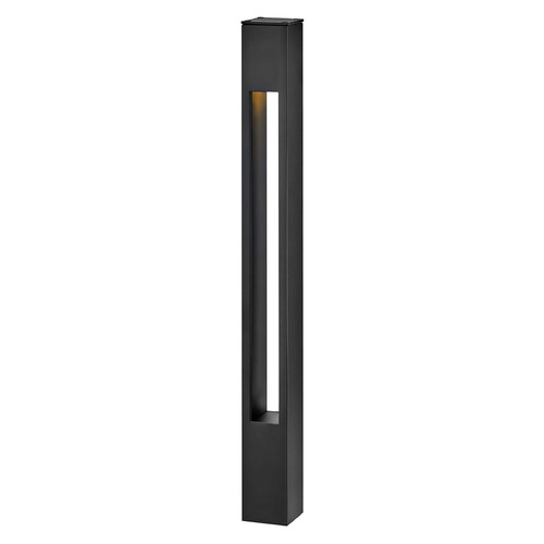 Atlantis 12V Small Square Bollard in Stain Black by Hinkley Lighting
