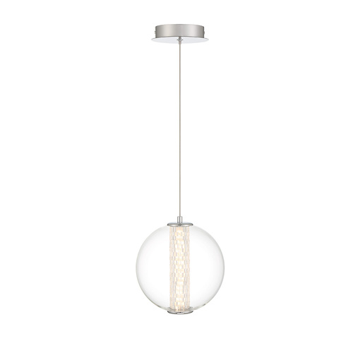Atomo LED Mini Pendant in Chrome by Eurofase