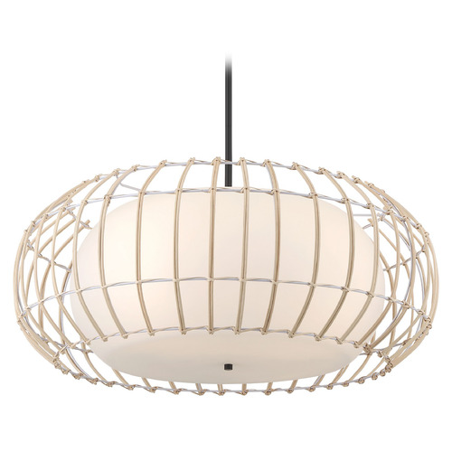 Robin Baron Watermill 4-Light Pendant in Coal by Minka Lavery