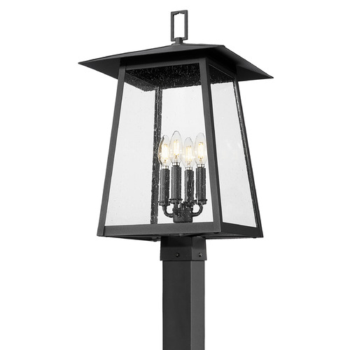 Z-Lite Rainer Black Post Light