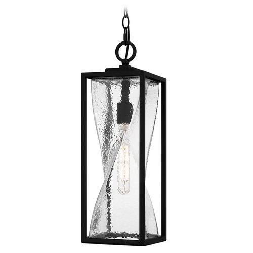 Quoizel Lighting Zarah Matte Black Outdoor Hanging Light