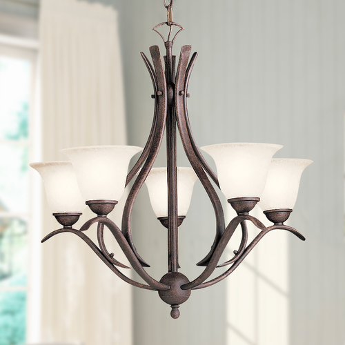 Dover 24-Inch Chandelier in Tannery Bronze by Kichler Lighting