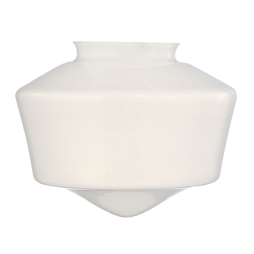 Opal White Glass Shade - 3-Inch Fitter Opening