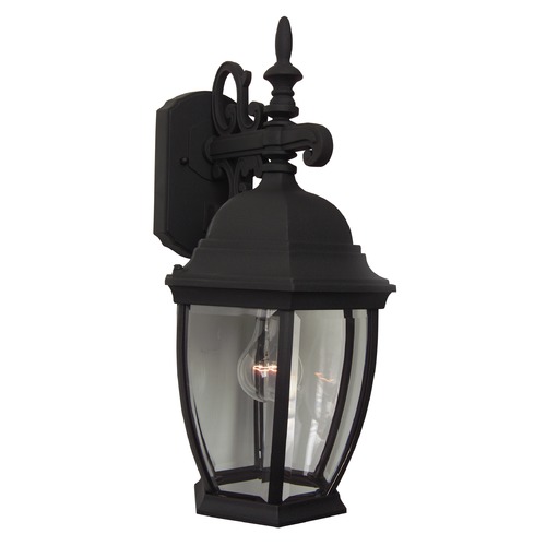 Craftmade Lighting Bent Glass Matte Black Outdoor Wall Light by Craftmade Lighting Z284-05