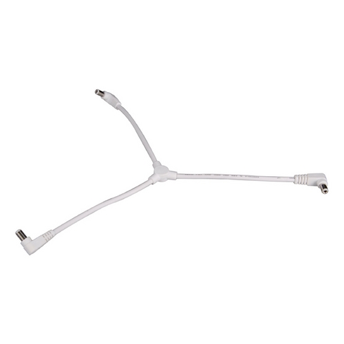 WAC Lighting White Three-way Y Connector