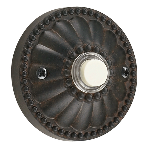 Toasted Sienna Doorbell Button by Quorum Lighting