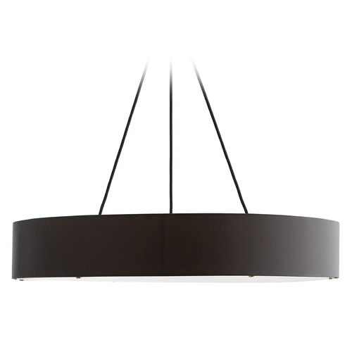 Marsha Large Chandelier in Black Microfiber by Arteriors Home