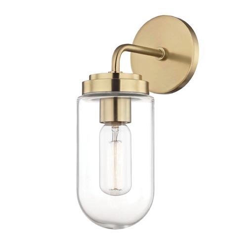 Mitzi by Hudson Valley Clara Sconce in Brass by Mitzi by Hudson Valley H124101-AGB