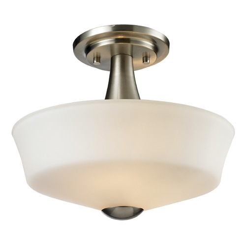 Z-Lite Z-Lite Montego Brushed Nickel Semi-Flushmount Light 410SF2