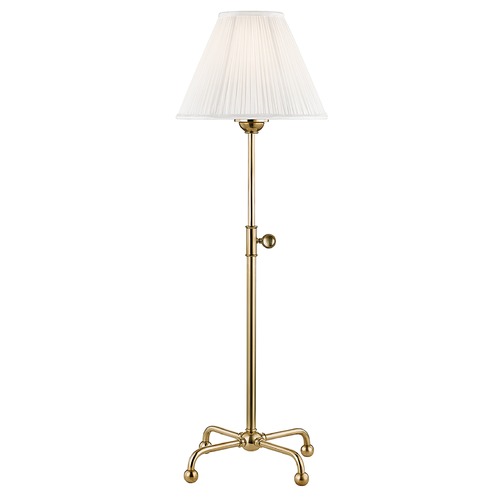 Classic No. 1 Aged Brass Table Lamp by Hudson Valley Lighting