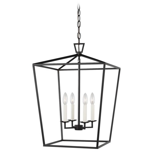 Dianna Midnight Black LED Pendant by Visual Comfort Studio