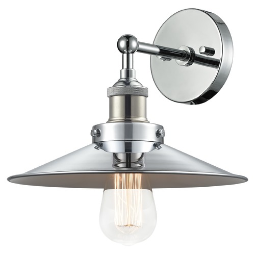 Matteo Lighting Bulstrodes Workshop Chrome Sconce by Matteo Lighting W46111CHCH