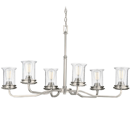 Progress Lighting Winslett Brushed Nickel Chandelier