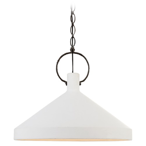Suzanne Kasler Limoges Grande Pendant in Rust by Visual Comfort Signature