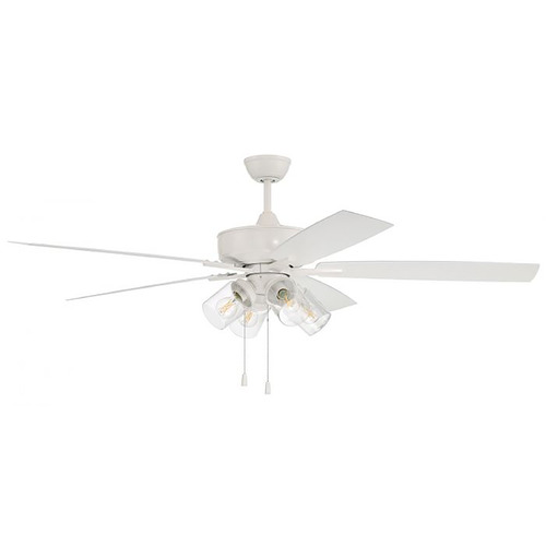 Craftmade Lighting Outdoor Super Pro 104 60-Inch Fan in White by Craftmade Lighting OS104W5
