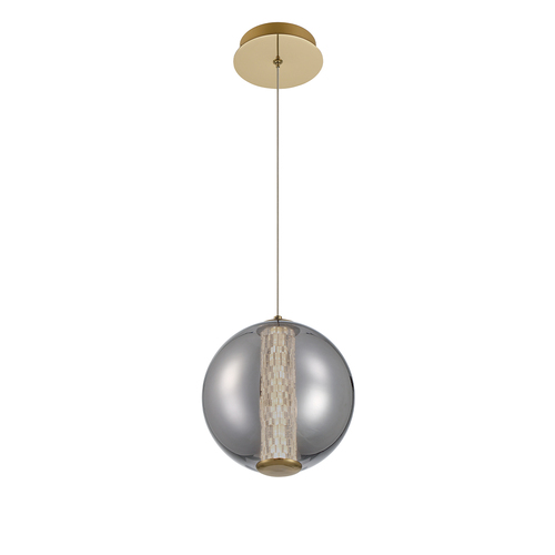 Atomo LED Mini Pendant in Gold by Eurofase