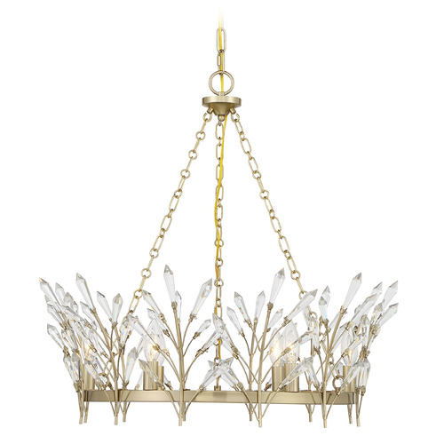 Savoy House Lighting Orianna Noble Brass Chandelier