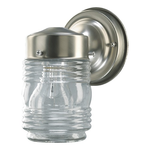 Satin Nickel Sconce by Quorum Lighting