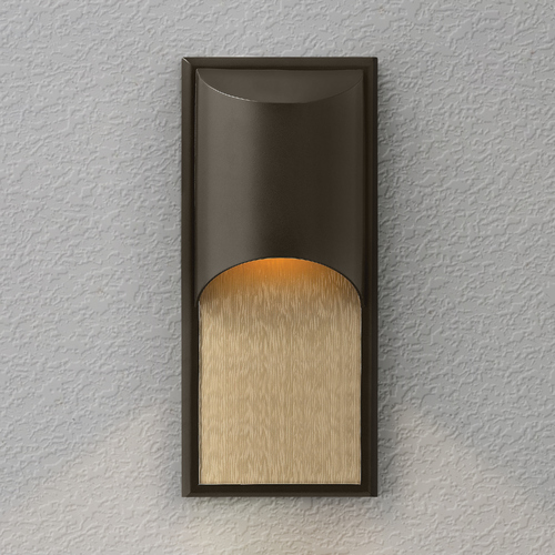 Hinkley Modern Outdoor Wall Light in Bronze Finish 1834BZ