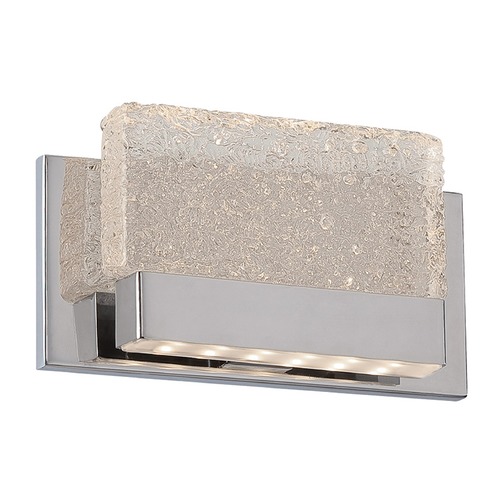 Glacier LED Wall Sconce in Chrome by Modern Forms