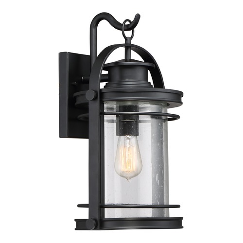 Quoizel Lighting Booker 18.25-Inch Outdoor Wall Lantern in Mystic Black by Quoizel Lighting BKR8410K