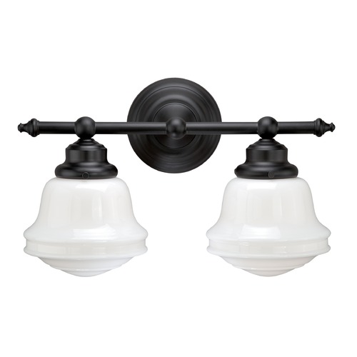 Huntley Oil Rubbed Bronze Bathroom Light by Vaxcel Lighting