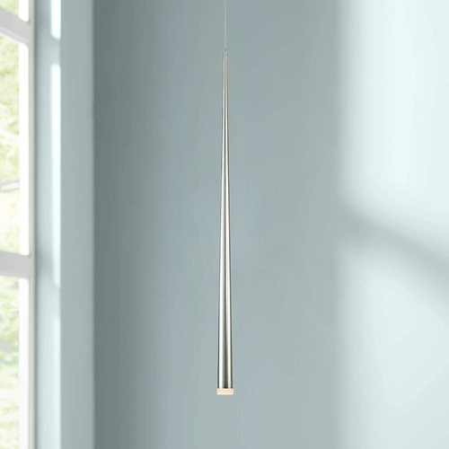 Cascade 37-Inch High LED Mini Pendant in Polished Nickel by Modern Forms