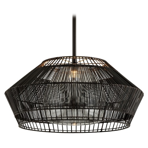 Troy Lighting Troy Lighting Hunters Point Espresso Pendant Light with Oblong Shade F6725