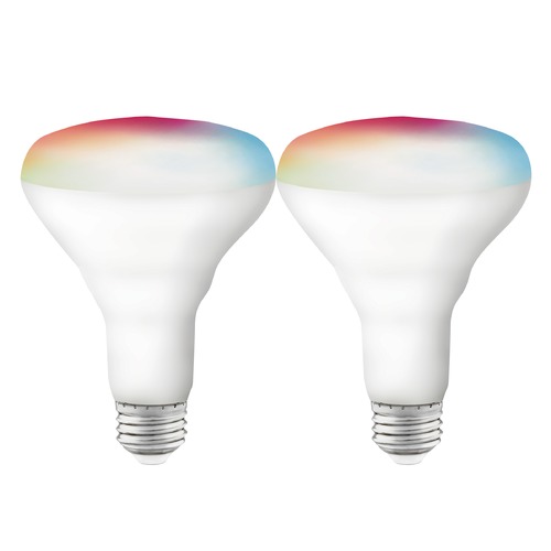 9.5W BR30 LED RGB & Tunable White Starfish IOT 120V 800 Lumens 2-Pack Dimmable by Satco Lighting