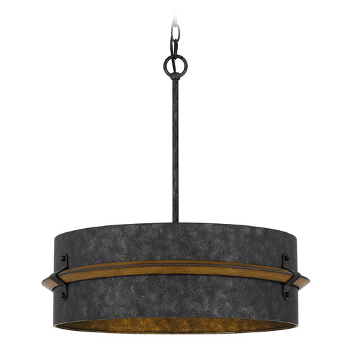 Lariat 21-Inch Pendant in Old Black by Quoizel Lighting