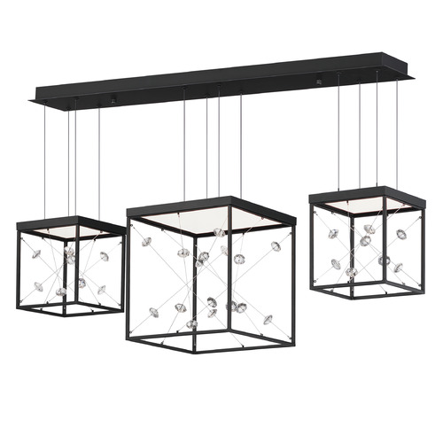 ET2 Lighting Entanglement Black LED Multi-Light Pendant by ET2 Lighting E21253-20BK