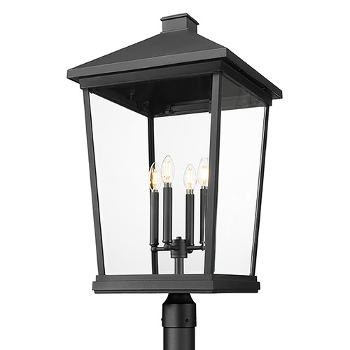 Z-Lite Beacon Black Post Light