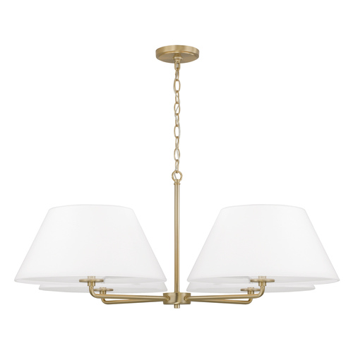 Capital Lighting Capital Lighting Parson Matte Brass Chandelier 453241MA