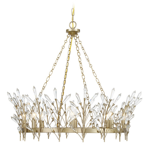 Savoy House Savoy House Lighting Orianna Noble Brass Chandelier 1-4074-8-127