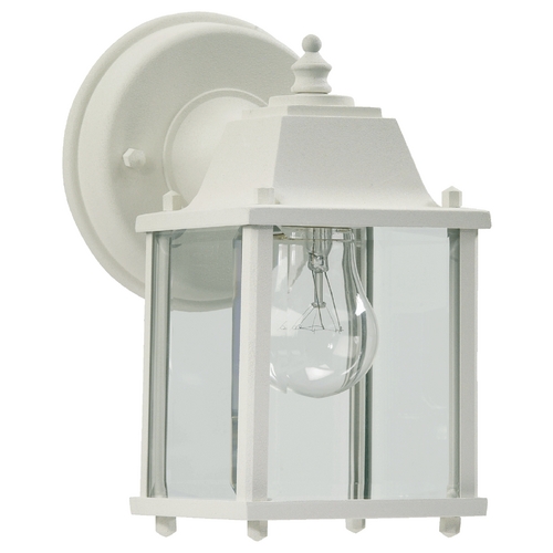 White Outdoor Wall Light by Quorum Lighting