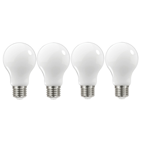 11W A19 2700K Soft White LED Bulbs 4-Pack by Satco Lighting