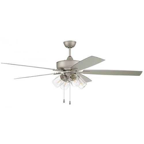 Outdoor Super Pro 104 60-Inch Fan in Nickel by Craftmade Lighting