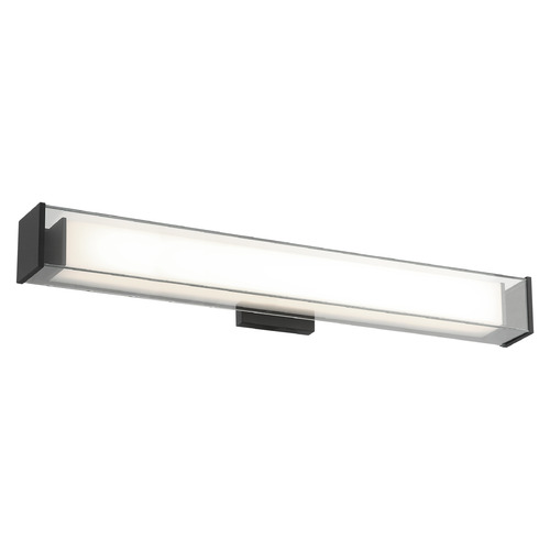 Cardenne Matte Black LED Vertical Bathroom Light by Matteo Lighting
