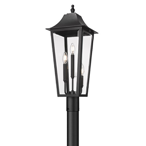 Z-Lite Gannon Black Post Light