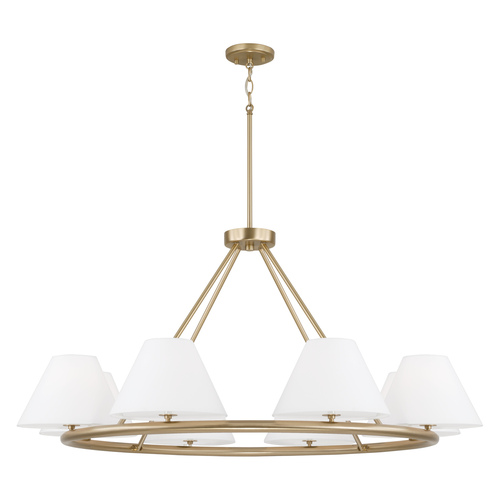Capital Lighting Capital Lighting Parson Matte Brass Chandelier 453281MA