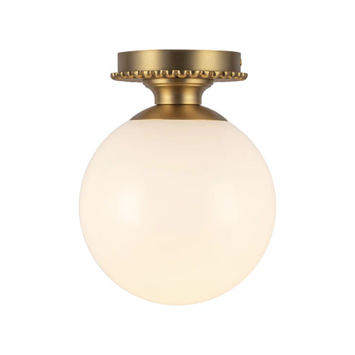 Alora Lighting Otis Brushed Gold Semi-Flushmount Light