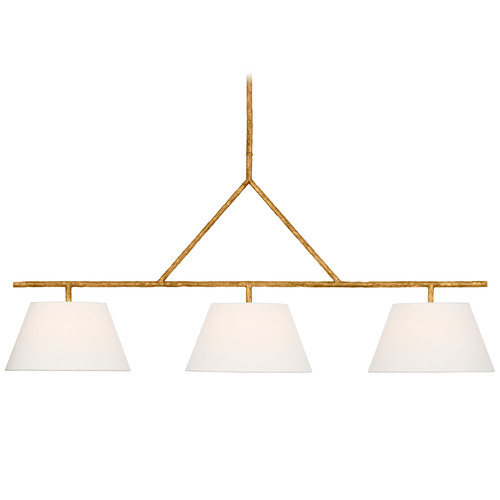 Studio Gilded Iron Small Pendant Light