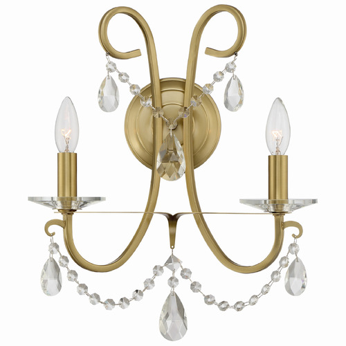 Crystorama Lighting Othello Vibrant Gold Sconce