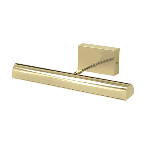 LED Battery Operated Picture Light in Polished Brass by House of Troy Lighting