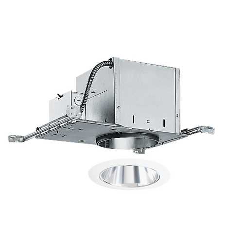 Juno Lighting Group 6-inch Recessed Lighting Kit with Clear Trim IC2/232C-WH