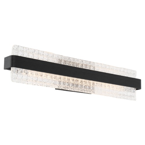 Satco Lighting Ceres Matte Black LED Bathroom Light by Satco Lighting 62/1483