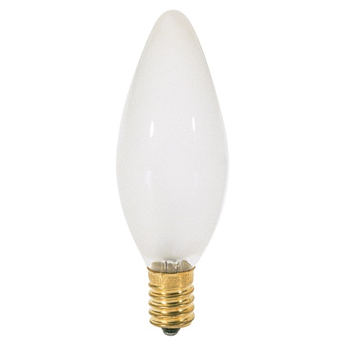Satco Lighting Incandescent Flame Light Bulb European Base 120V by Satco S4716