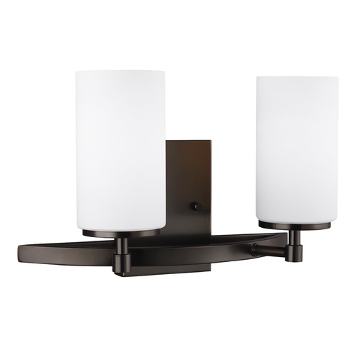 Generation Lighting Alturas Brushed Oil Rubbed Bronze Bathroom Light by Generation Lighting 4424602-778