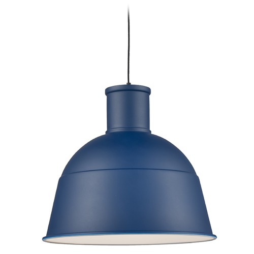 Kuzco Lighting Irving Indigo Blue Pendant by Kuzco Lighting 493516-IB