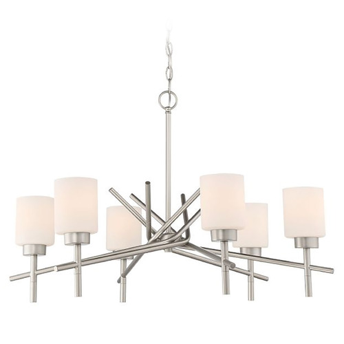 Craftmade Lighting Cadence Satin Nickel Chandelier by Craftmade Lighting 54626-SN